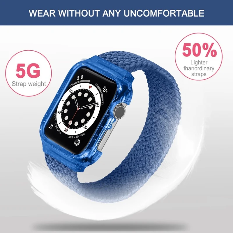 Exquisit Universell Apple Textil / Nylon armband - Größe: S