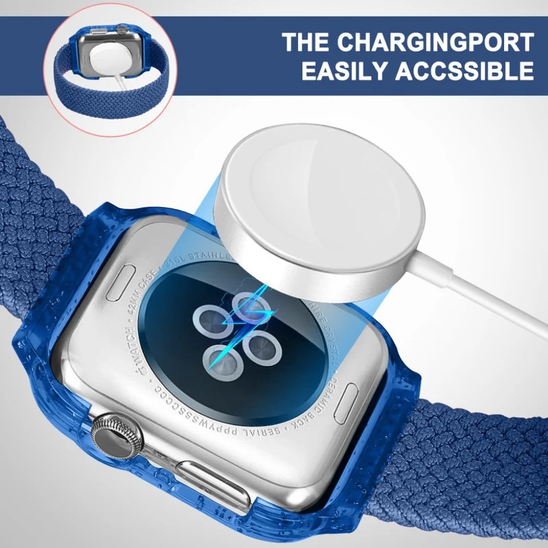 Exquisit Universell Apple Textil / Nylon armband - Größe: S