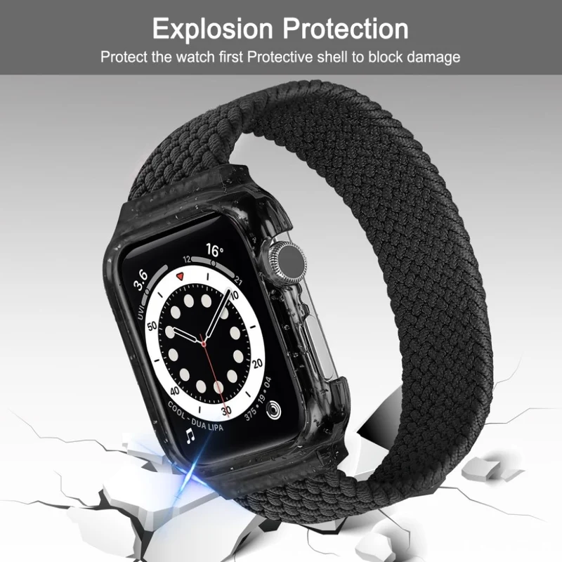 Exquisit Universell Apple Textil / Nylon armband - Größe: S