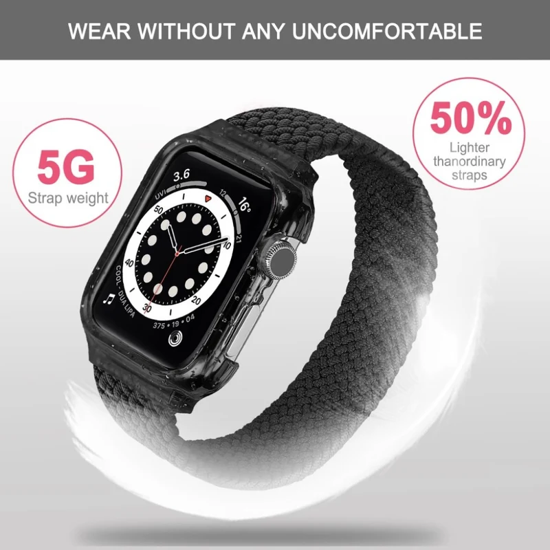 Exquisit Universell Apple Textil / Nylon armband - Größe: S