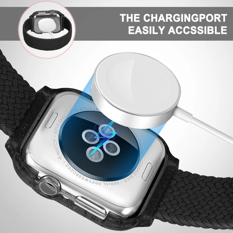 Exquisit Universell Apple Textil / Nylon armband - Größe: S