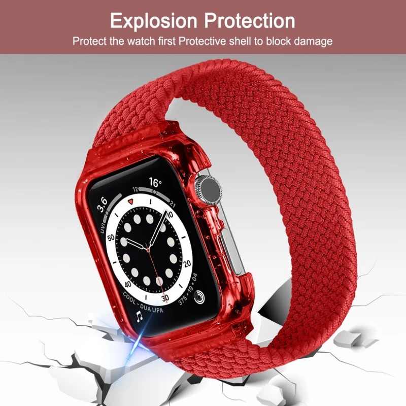 Exquisit Universell Apple Textil / Nylon armband - Größe: S
