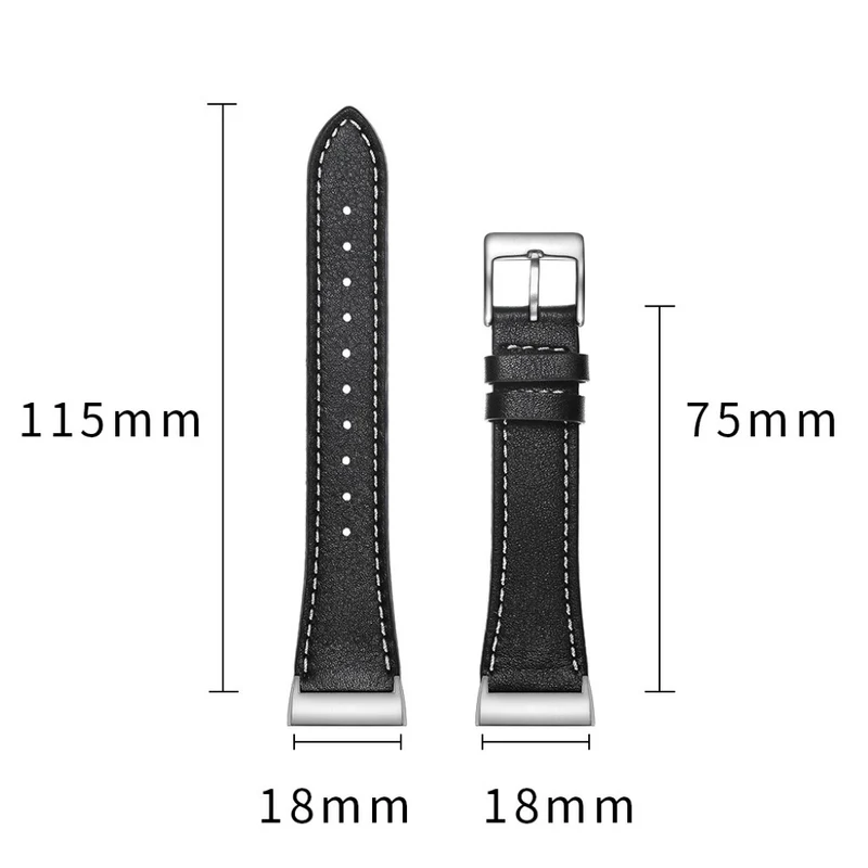 Sehr cool Fitbit Charge 3 Echtes Leder armband