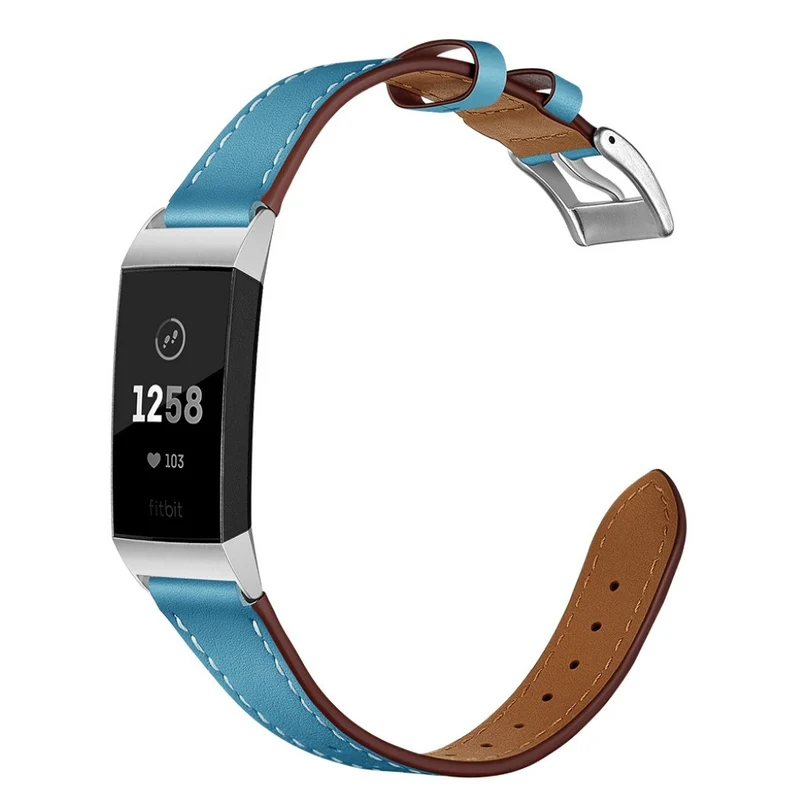 Sehr cool Fitbit Charge 3 Echtes Leder armband