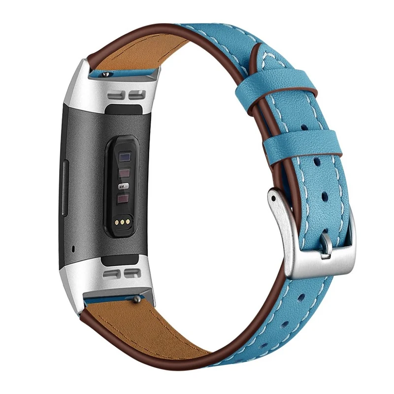 Sehr cool Fitbit Charge 3 Echtes Leder armband