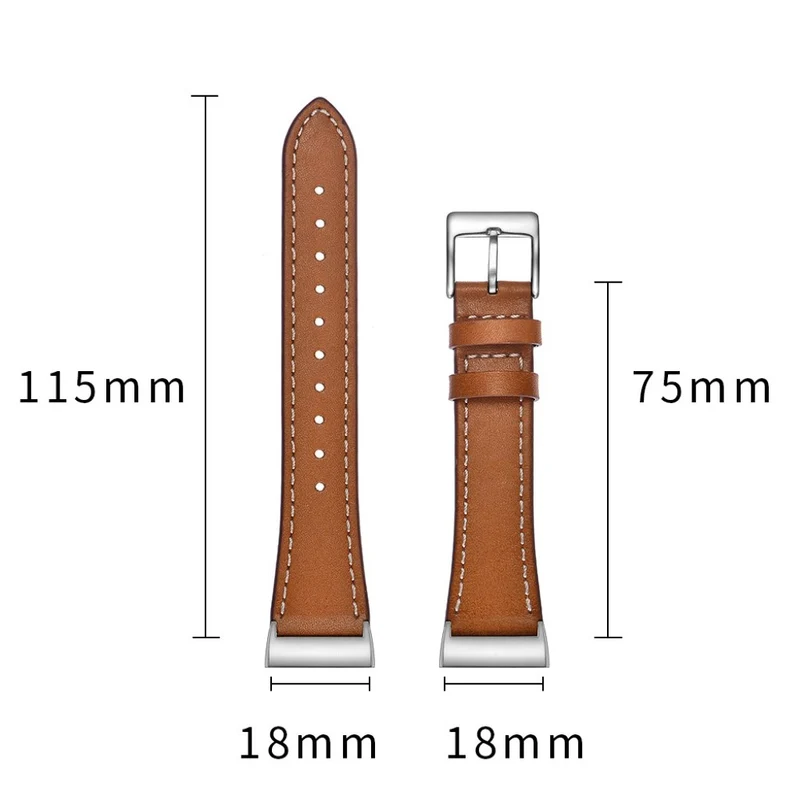 Sehr cool Fitbit Charge 3 Echtes Leder armband