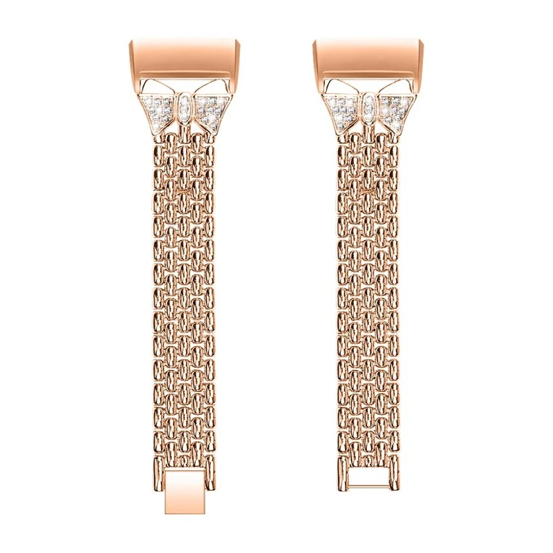 Mega angenehm Fitbit Charge 3 Metall und Strass armband