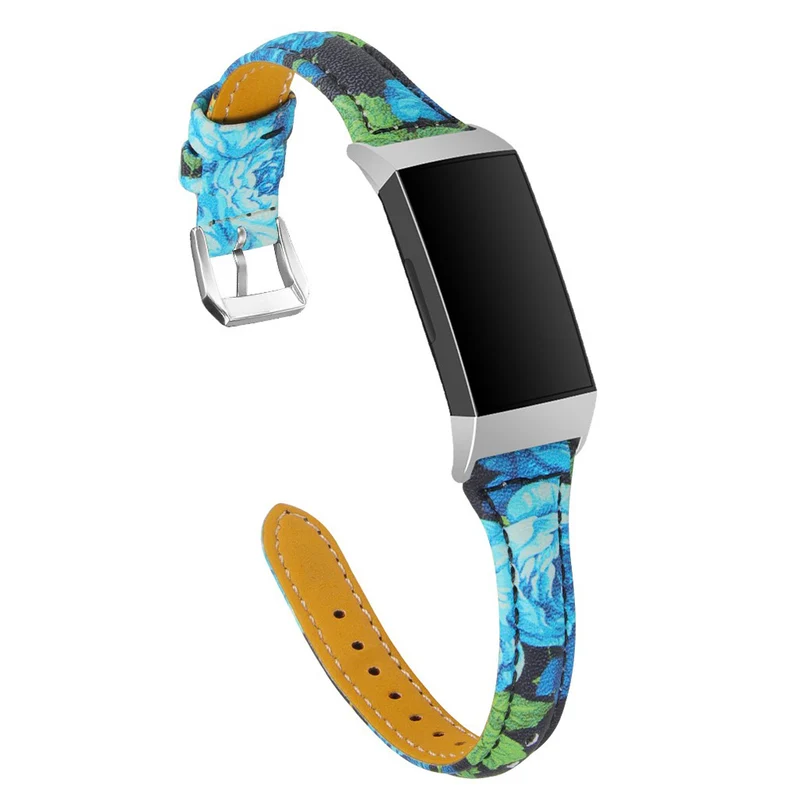 Entzückend Fitbit Charge 3 Echtes Leder armband
