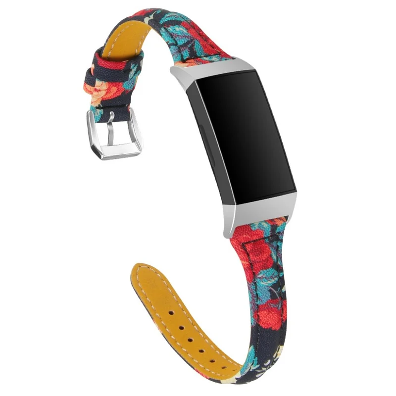 Entzückend Fitbit Charge 3 Echtes Leder armband