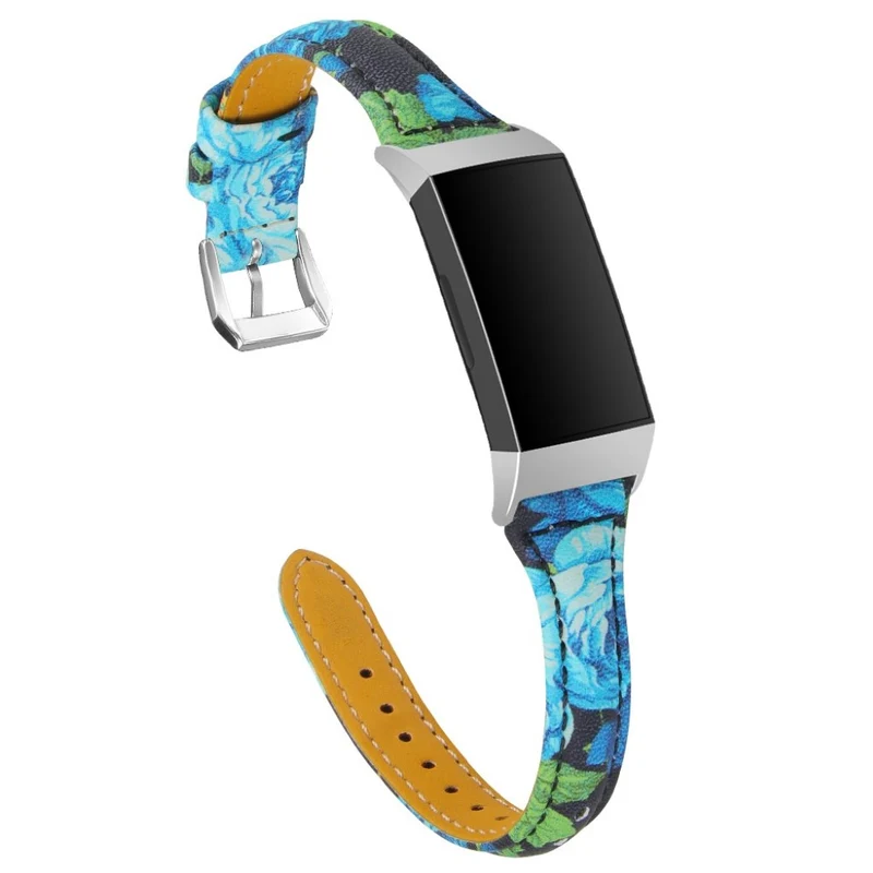 Entzückend Fitbit Charge 3 Echtes Leder armband