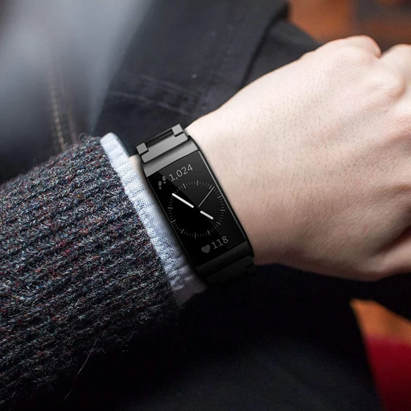 Unglaublich cool Fitbit Charge 3 Metall armband
