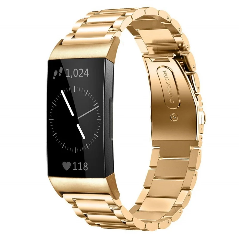 Unglaublich cool Fitbit Charge 3 Metall armband