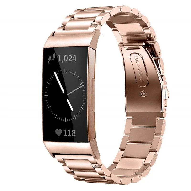 Unglaublich cool Fitbit Charge 3 Metall armband