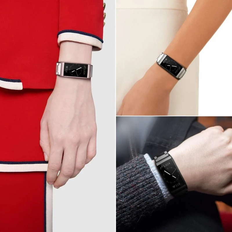 Unglaublich cool Fitbit Charge 3 Metall armband