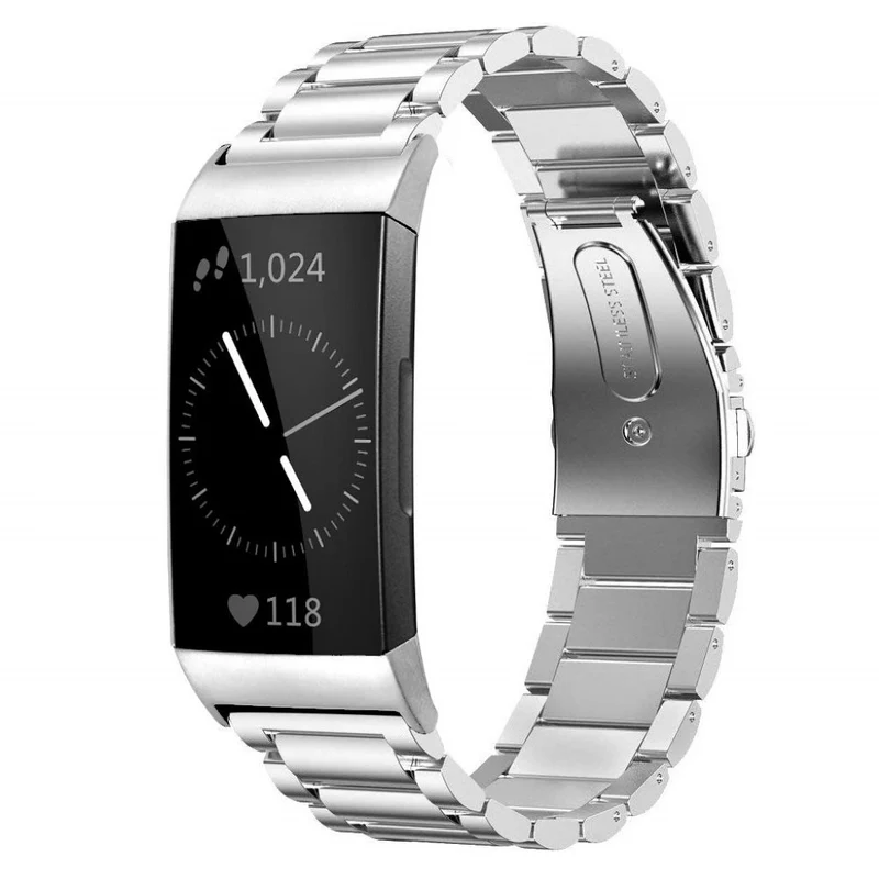 Unglaublich cool Fitbit Charge 3 Metall armband