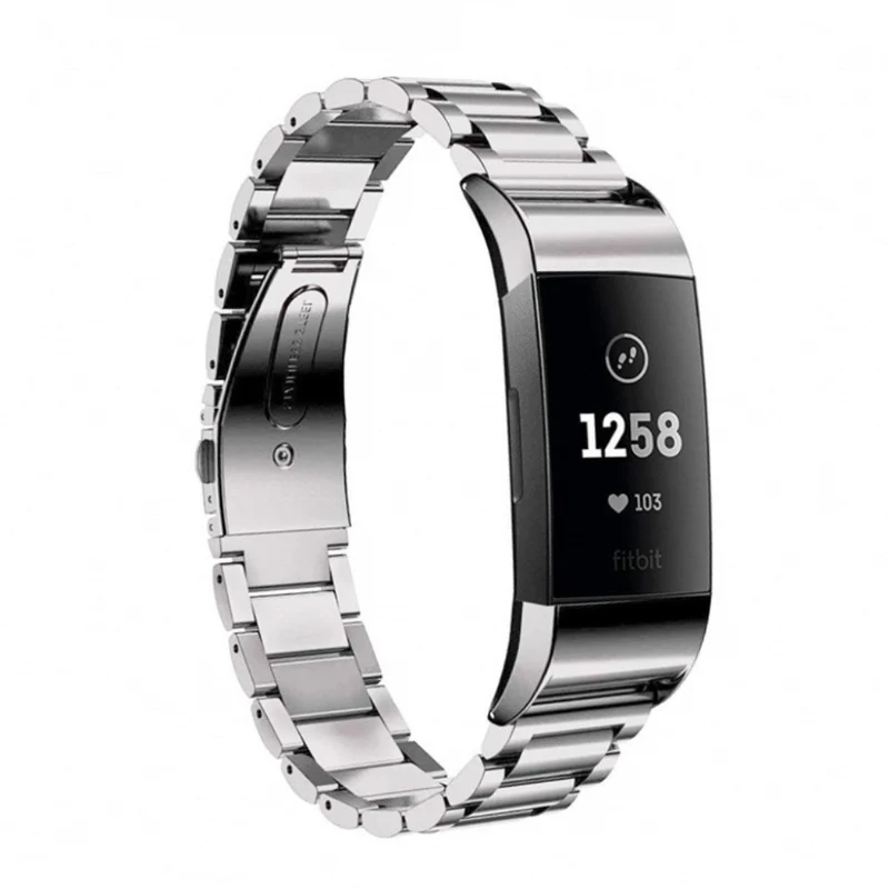 Unglaublich cool Fitbit Charge 3 Metall armband
