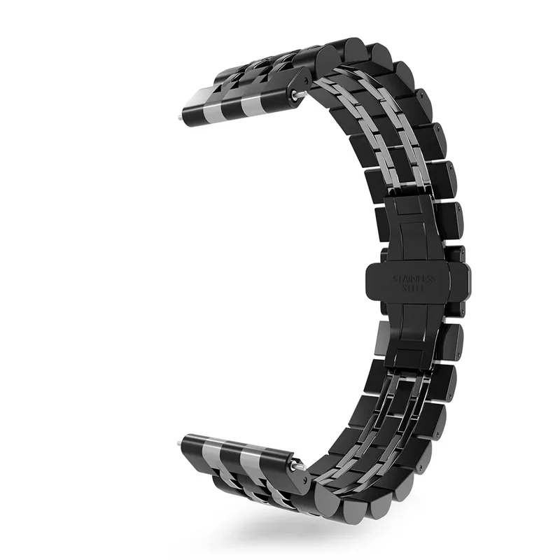 Huawei Watch GT Stahl-Gliederarmband Duo (Schwarz/Silber)