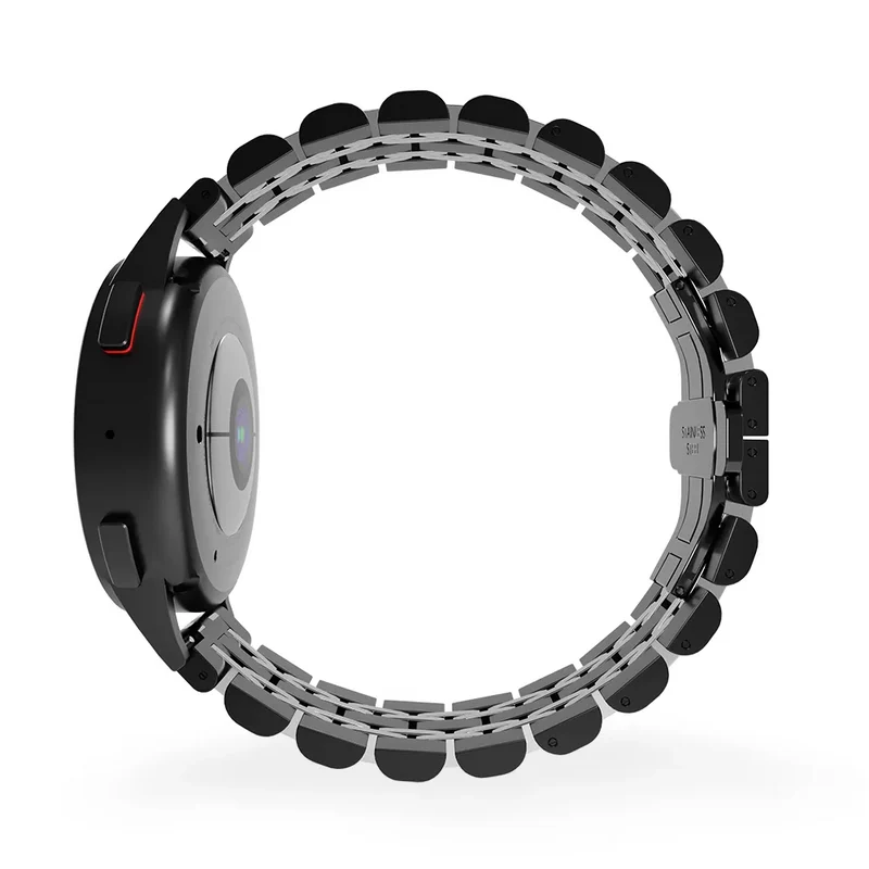 Huawei Watch GT Stahl-Gliederarmband Duo (Schwarz/Silber)