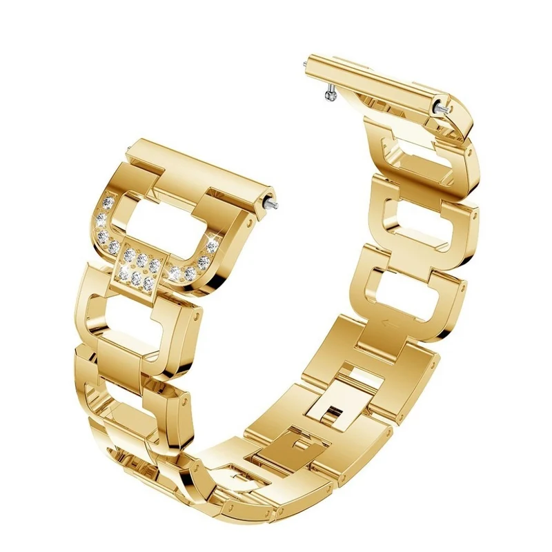 Großartig Fitbit Versa Metall und Strass armband