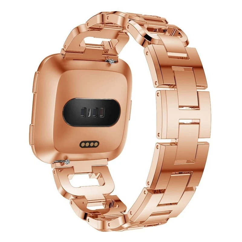 Großartig Fitbit Versa Metall und Strass armband