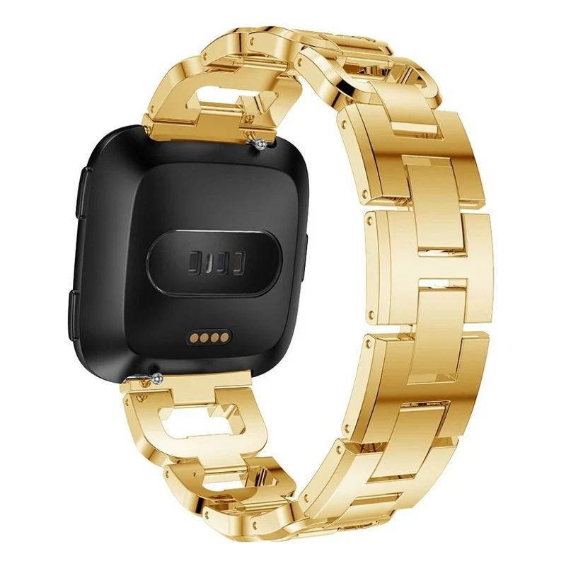 Großartig Fitbit Versa Metall und Strass armband