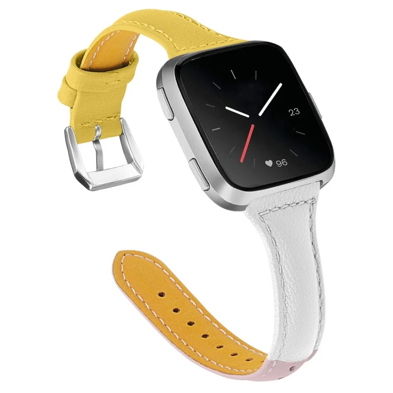 Auffallend gut Fitbit Versa Echtes Leder armband