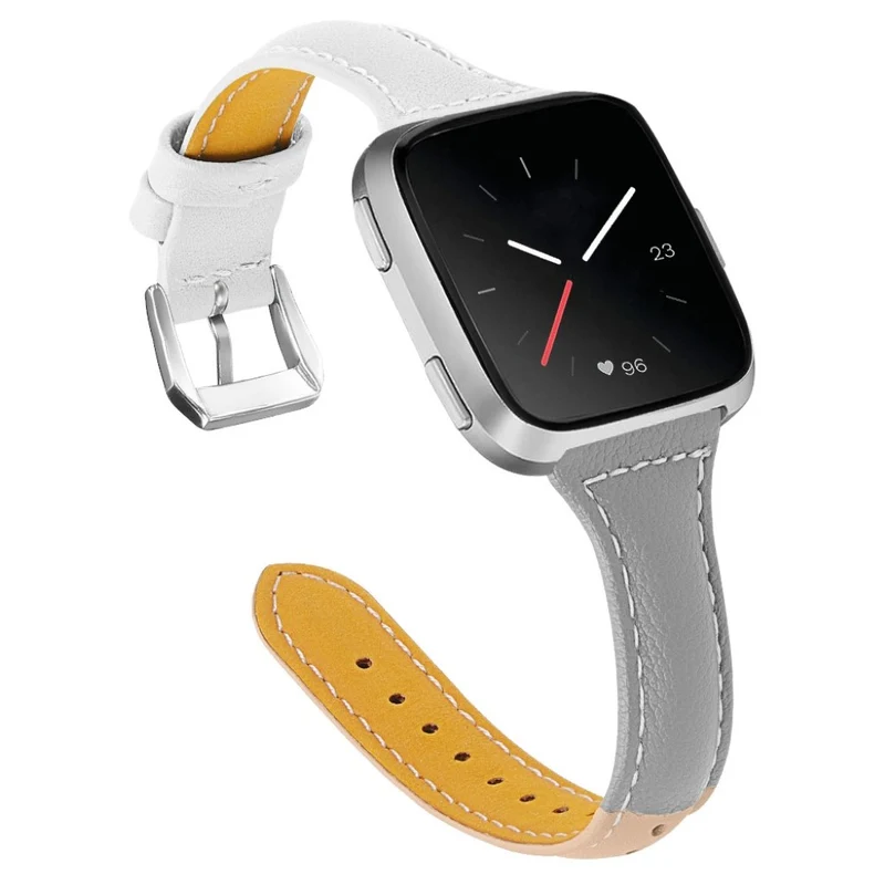 Auffallend gut Fitbit Versa Echtes Leder armband