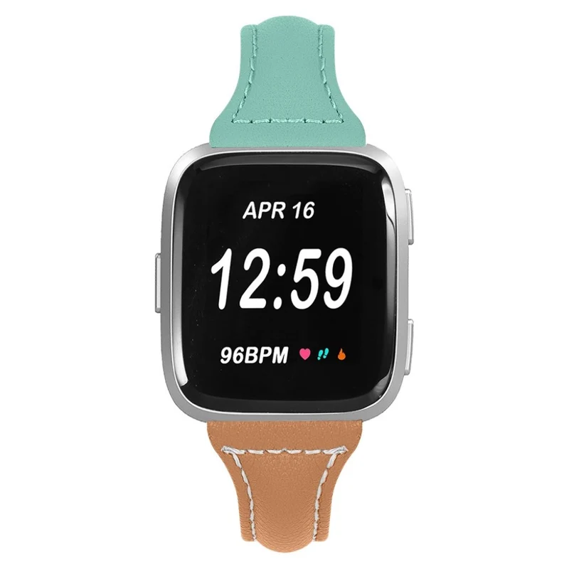 Auffallend gut Fitbit Versa Echtes Leder armband