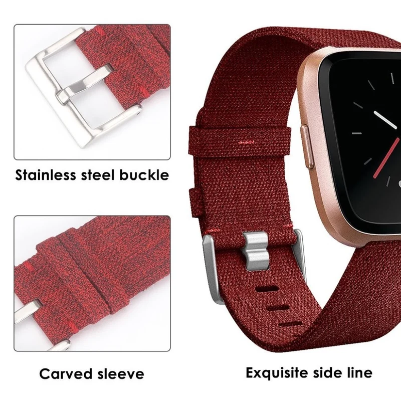Sehr elegant Fitbit Versa Textil / Nylon armband