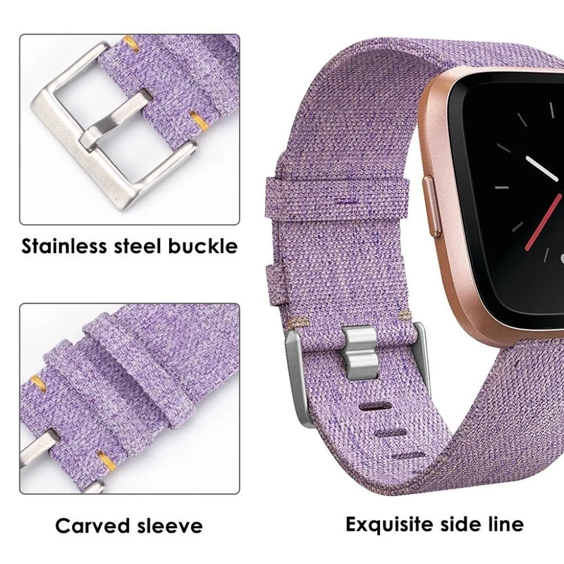 Sehr elegant Fitbit Versa Textil / Nylon armband