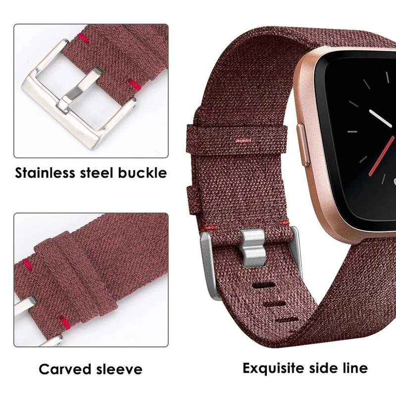Sehr elegant Fitbit Versa Textil / Nylon armband