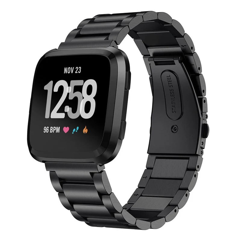 Mega zuverlässig Fitbit Versa Metall armband