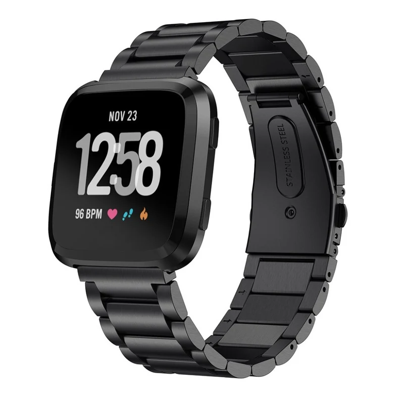 Mega zuverlässig Fitbit Versa Metall armband
