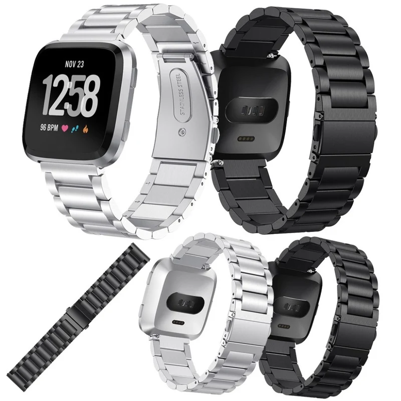 Mega zuverlässig Fitbit Versa Metall armband