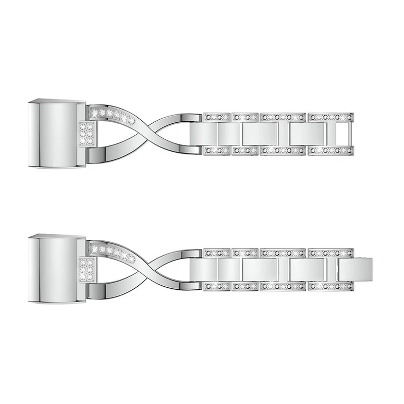 Absolut bequem Fitbit Charge 2 Metall und Strass armband