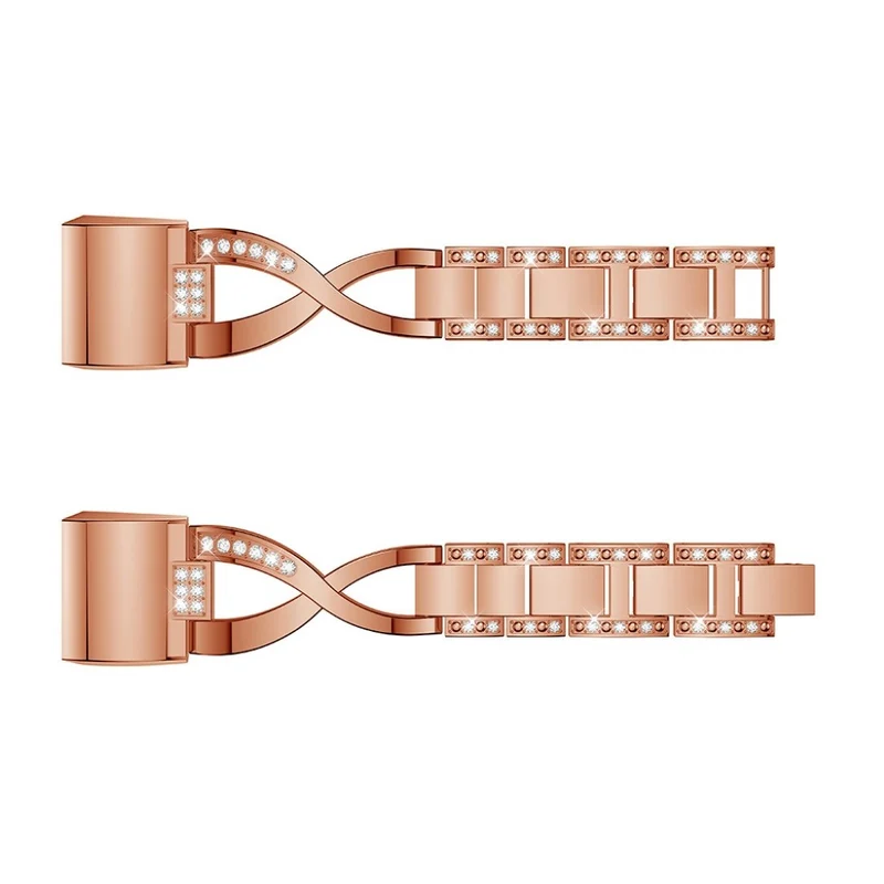 Absolut bequem Fitbit Charge 2 Metall und Strass armband