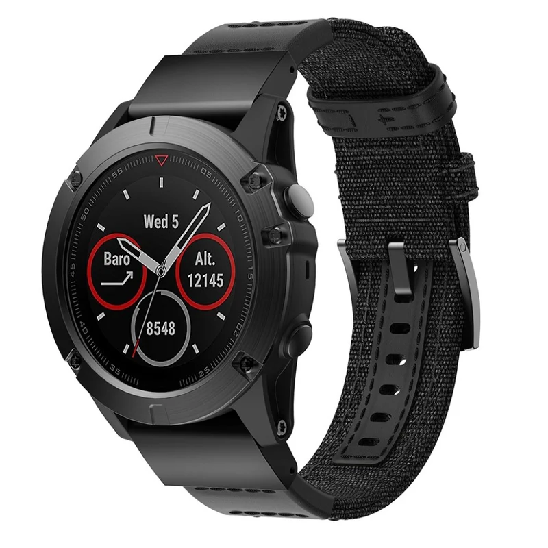 Auffallend schön Universell Garmin Echtes Leder armband