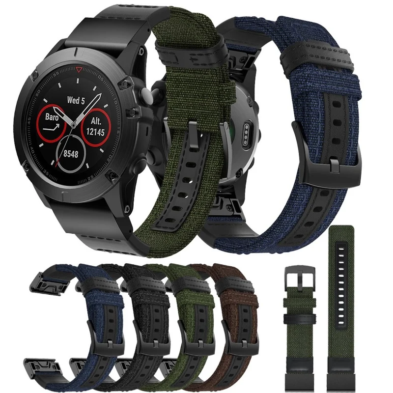 Auffallend schön Universell Garmin Echtes Leder armband
