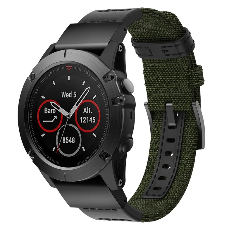 Auffallend schön Universell Garmin Echtes Leder armband