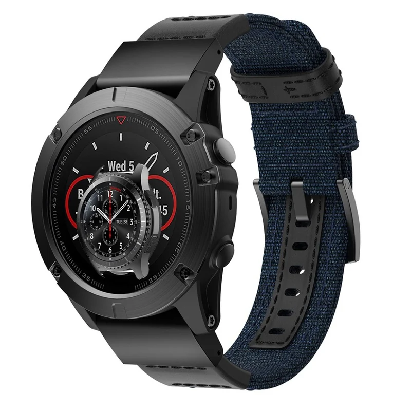 Auffallend schön Universell Garmin Echtes Leder armband