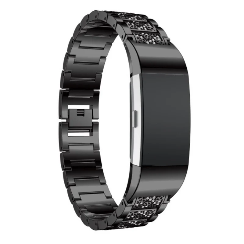 Super gut Fitbit Charge 2 Metall und Strass armband