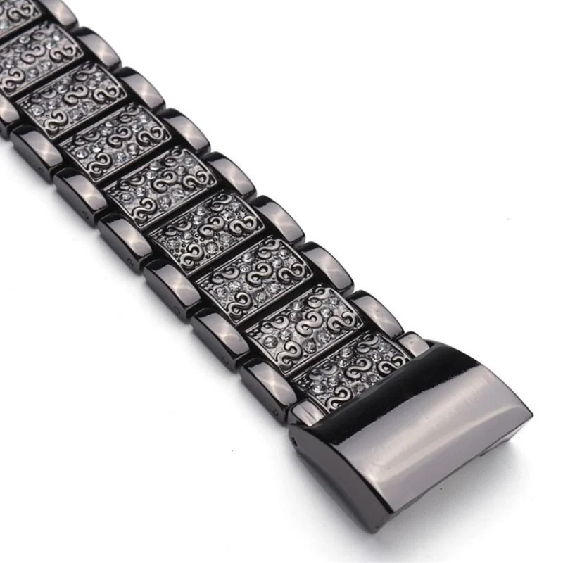 Super gut Fitbit Charge 2 Metall und Strass armband