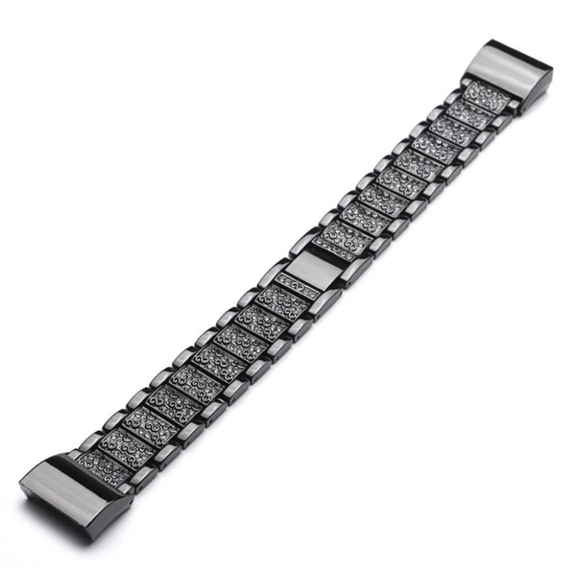 Super gut Fitbit Charge 2 Metall und Strass armband