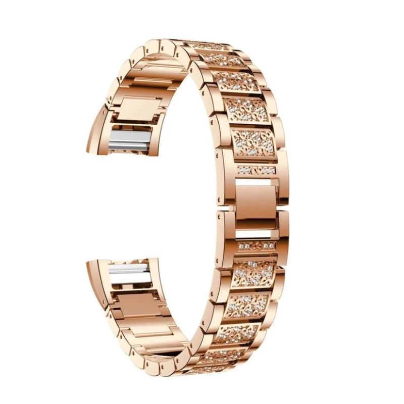 Super gut Fitbit Charge 2 Metall und Strass armband
