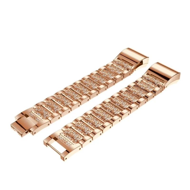 Super gut Fitbit Charge 2 Metall und Strass armband