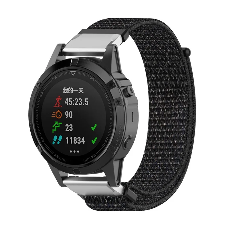 Mega zuverlässig Universell Garmin Textil / Nylon armband