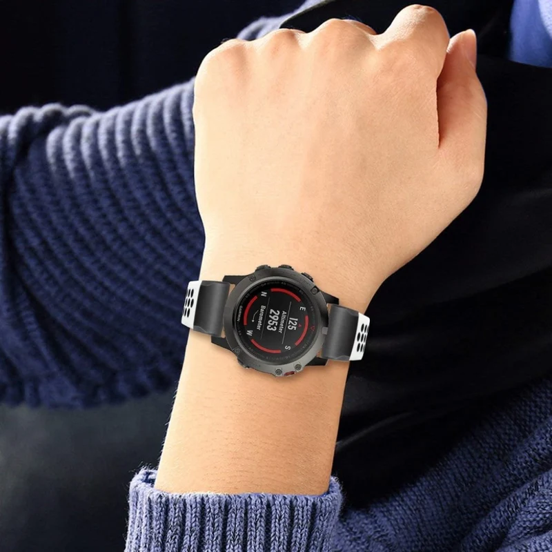 Garmin Fenix 5X / Garmin Tactix Charlie Silikon / TPU armband