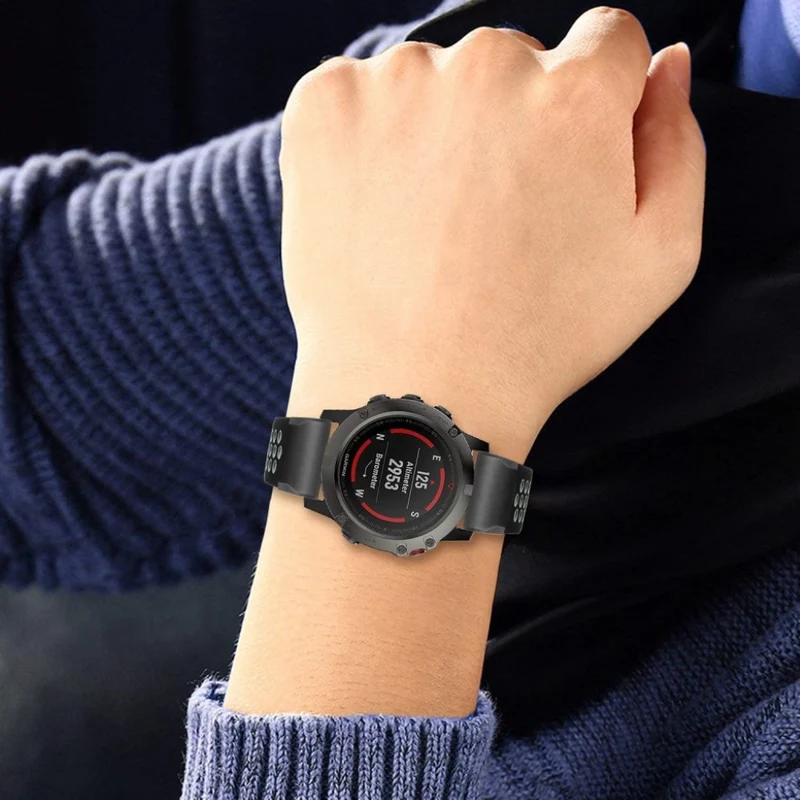 Garmin Fenix 5X / Garmin Tactix Charlie Silikon / TPU armband