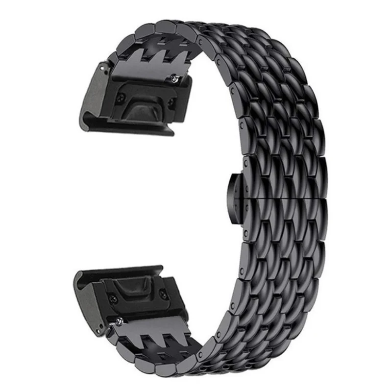 Cool Garmin Fenix 5X / Garmin Tactix Charlie Metall armband