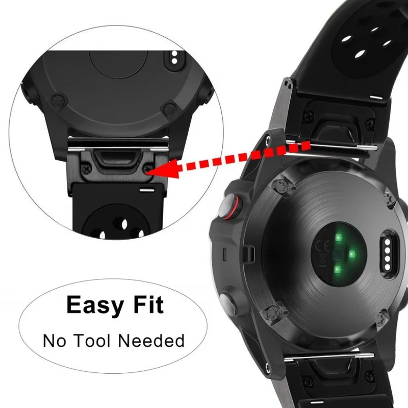 Bequem Universell Garmin Silikon / TPU armband